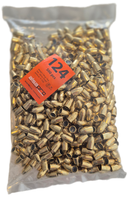 500 x Geschosse ALSA PRO 9mm .355 124gr RN - STAFFELPREISE