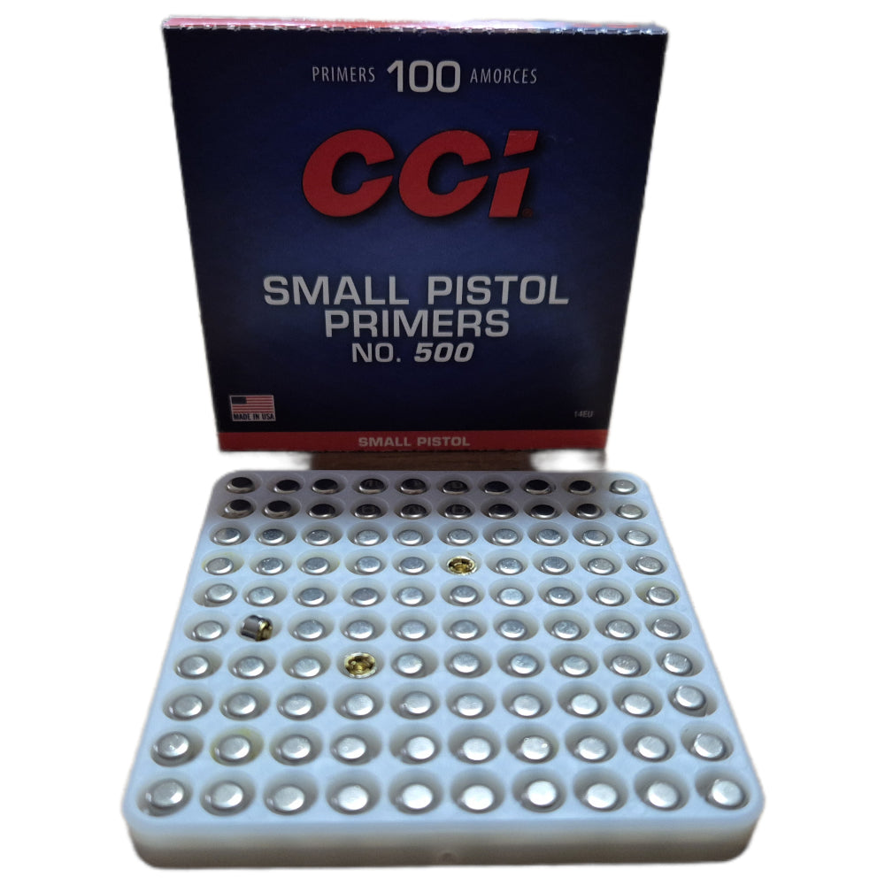 1000 x Zündhütchen Small Pistol CCI-500