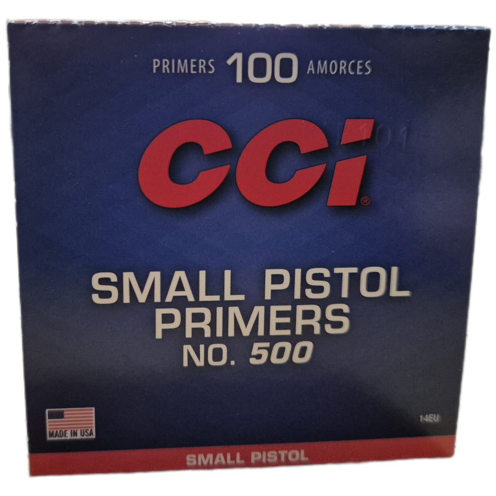 1000 x Zündhütchen Small Pistol CCI-500